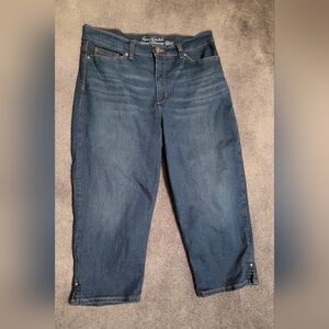 Gloria Vanderbilt Amanda All Around Slim Stretch Crop Capri Jeans Women Size 12